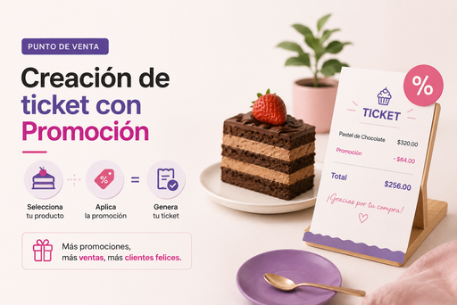 Creación de ticket con Promoción