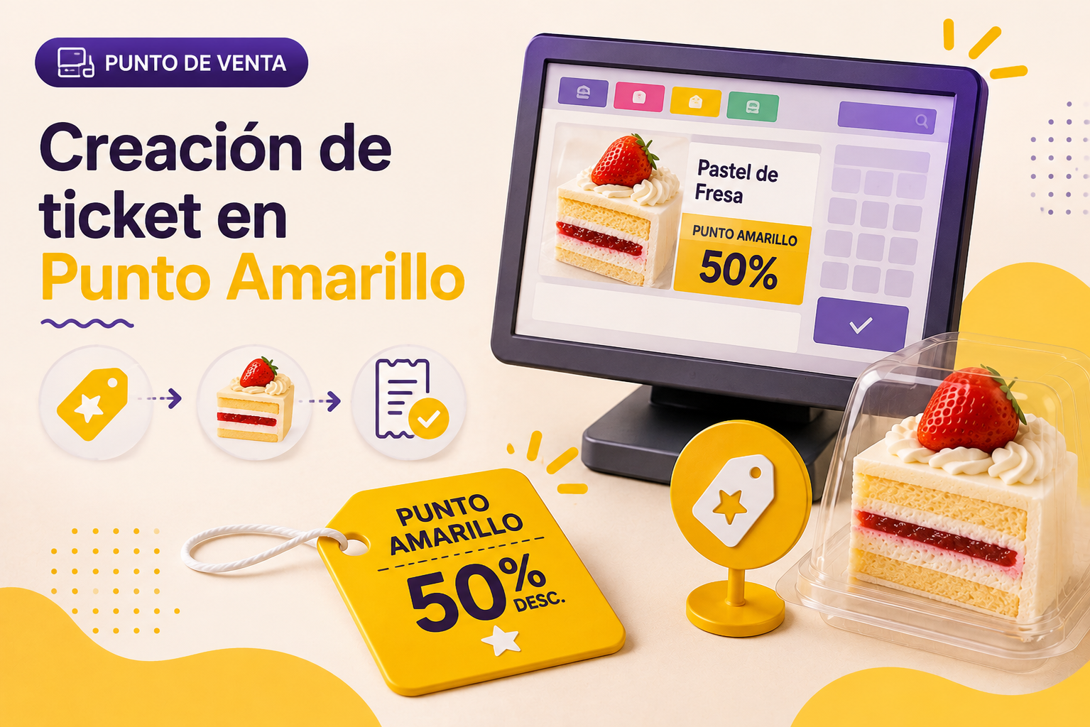Creación de Ticket con Punto Amarillo EXP